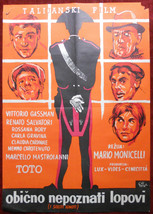 1958 Original Movie Poster Italy I Soliti Ignoti Big Deal On Madonna Street Toto - £71.07 GBP