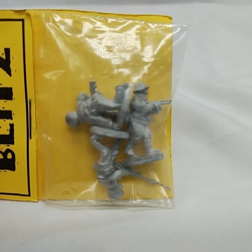 Battlefield Blitz 20MM WWII BNK 2 Infantry Soldiers Rifle Metal Miniatures  Item image 6