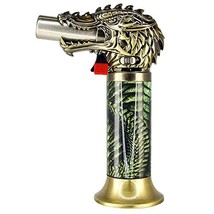 Dragon Head Jumbo Torch REFILLABLE Butane Lighter with Adjustable Flame ... - $19.80