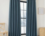 Pinch Pleated Faux Linen Blend Light Blocking Window Treatments For, Inc... - $76.97