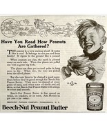 1917 Beech Nut Peanut Butter Advertisement Snacks Food LGADYC4 - $368.75 MXN