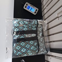 Nue Options Women’s Green/Black Geometric 3/4 Sleeve Blouse Size 2X Chest 52" image 8