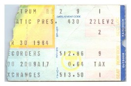 Yes Concert Ticket Stub April 30 1984 Philadelphia Pennsylvania - £27.25 GBP