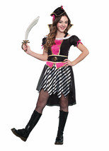 Dreamgirl Pretty Lil&#39; Pirate Child Halloween Costume Girls Size Large 9577 - £19.48 GBP