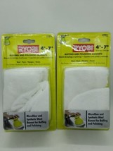 Lot of (2) Ryobi Replacement Buffing and Polishing Bonnets Genuine OEM A38BB11 - £15.57 GBP