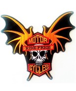 Large Back Patch Biker Motorcycle MC Motorhead Racing Skull Motor Cycles... - $24.80