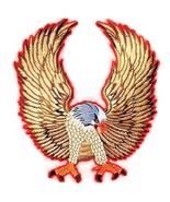 Back Patch American Eagle Embroidered Iron On Large Size 10&quot; x 11&quot; Patch... - $34.70