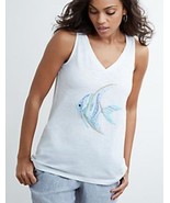 J. Jill Angelfish Tank Beaded Small NWT $49 Retail - $355.38 MXN