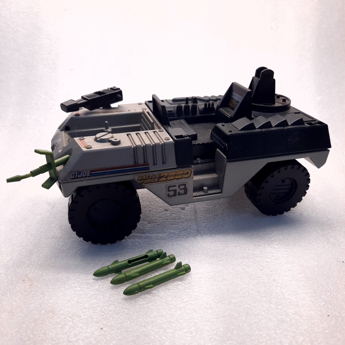 Vintage GI JOE Battle Force 2000 ELIMINATOR Jeep 4WD Vehicle PARTS 1987 ... - $20.00