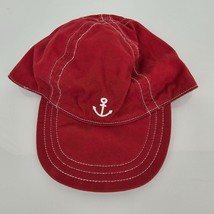 Vintage Gymboree 2002 Red White Nautical Anchor Hat Boy 12-18 m Little S... - $14.84
