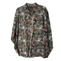 Magellan Mens Shirt Size xxl Button Down Long Sleeve Pockets Deer Hunting - £20.00 GBP