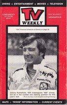 TV WEEKLY Magazine May 30 1976 local Indianapolis 500 issue - £7.87 GBP