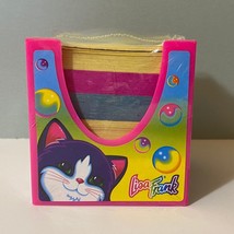 Vintage Lisa Frank Bubble Kittens Stationery Cube With Paper - £62.90 GBP