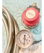 PROPANE LPG SHUT OFF REGULATOR 10FT HIGH PRESSURE HOSE 20PSI BURNER HEAT... - $50.00