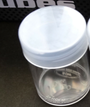 1 BCW Half Dollar Round Clear Plastic Coin Storage Tubes w/ Screw On Caps - £1.55 GBP