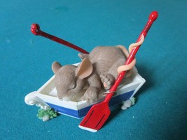Charming Tails by Fitz &amp; Floyd Figurine You are A Dream Boat Inspirational - $35.27