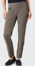 Lisette L Montreal  Pant Style 2205 Gaby Stretch Brown Camel  Women Size 8 - £65.04 GBP