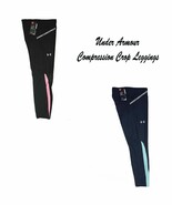 UNDER ARMOUR NEW WOMENS HEAT-GEAR COMPRESSION REFLECTIVE LEGGINS PANTS  ... - $34.23 CAD