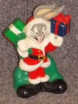 1998 Warner Bros Bugs Bunny Christmas Candle Looney Tunes - $14.99