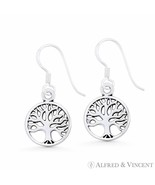 Tree-of-Life / Knowledge Etz Chaim Charm Sterling Silver Dangling Hook E... - $25.91 CAD