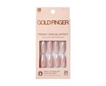 GOLDFINGER READY TO WEAR GLUE INCLUDED 24 LONG NAILS - #GSF12 - £7.06 GBP