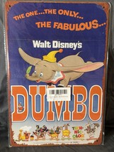 Disney Dumbo Vintage Style 8x12 Metal Tin Sign – Classic Movie Wall Decor - $291.31 MXN