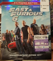 FAST &amp; FURIOUS 6 also included theatrical version extended edition BLU-RAY + DVD - £28.76 GBP