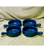 Nordic Blue Ceramic Multi-purpose Handled Baking/Serving Bowls (Set of 4) - £67.06 GBP