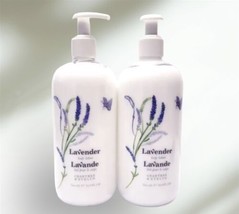 Lot of 2 Crabtree &amp; Evelyn Lavender Body Lotion 16.9 fl oz ea New - £35.61 GBP