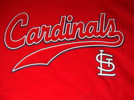 MLB St. Louis Cardinals Major League Baseball Fan Apparel T Shirt Size XL - £10.73 GBP