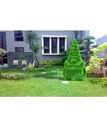 Outdoor Gnome Topiary Green Figures covered in Artificial Grass great fo... - $1,880.00