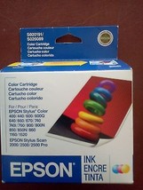  New Genuine Epson S020089/S020191 Color Ink Cartridge Sealed Box Exp 2008 - £21.96 GBP