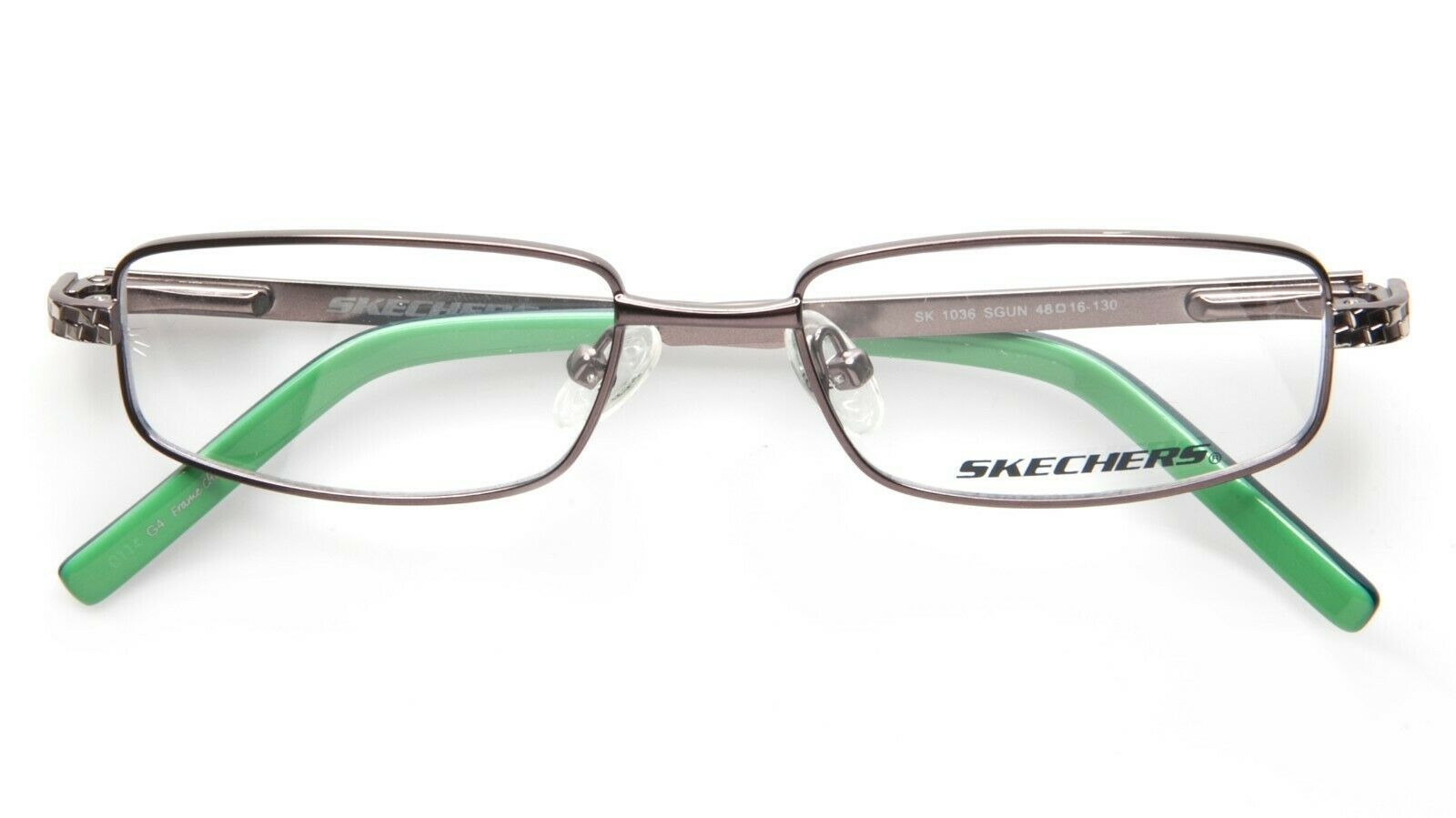 NEW SKECHERS Boy's SK 1036 SBL SATIN GUNMETAL EYEGLASSES GLASSES 48-16-130 B24mm Item image 7