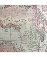 1879 Political Map Of Africa Victorian Atlas Harpers Geography 1st Editi... - €69,72 EUR