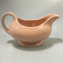Fiesta Ware Gravy Boat Peach Apricot Discontinued Homer Laughlin HLC - £26.64 GBP