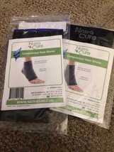 Natra Cure Plantar Fasciitis Socks Compression Foot Sleeve Ankle Heel Sz... - £4.69 GBP