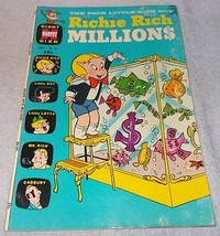 Harvey Comic Book Richie Rich Million&#39;s 1971 No 50 Giant Size - $6.00