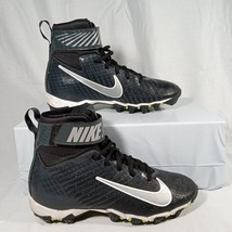 Nike Strike Football Fastflex High Top Black /White Size 8 - 841657-002 - $24.31