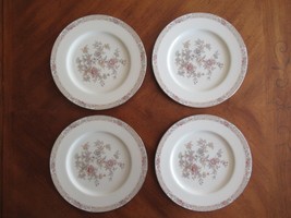 Lot of 4 Noritake Imperial Garden 9720 Dinner Plates 10.5&quot; Bone China Japan - £30.37 GBP