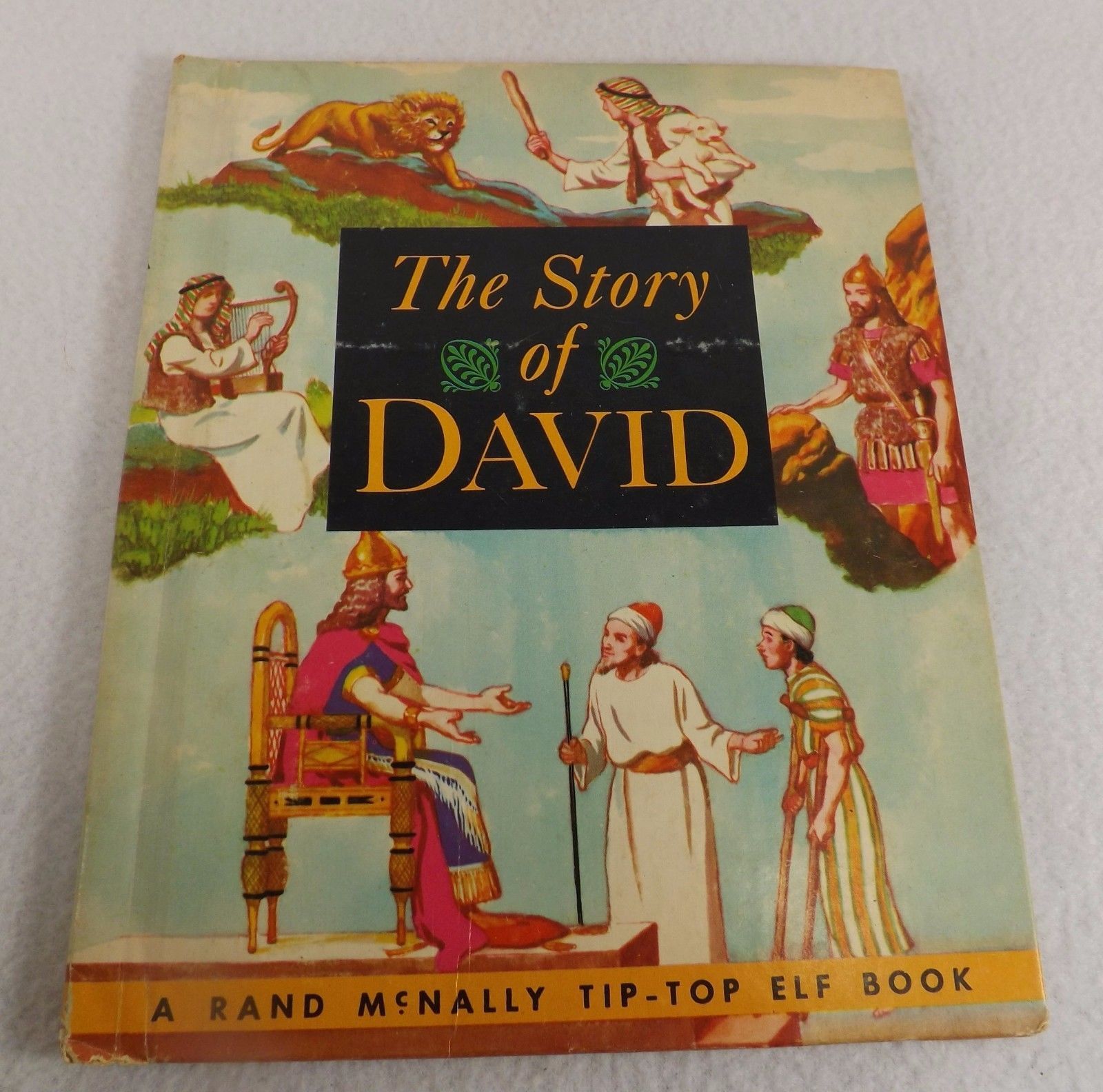 Primary image for 1965 VINTAGE TIP TOP ELF BOOK THE STORY OF DAVID-BIBLE STORY RELIGIOUS