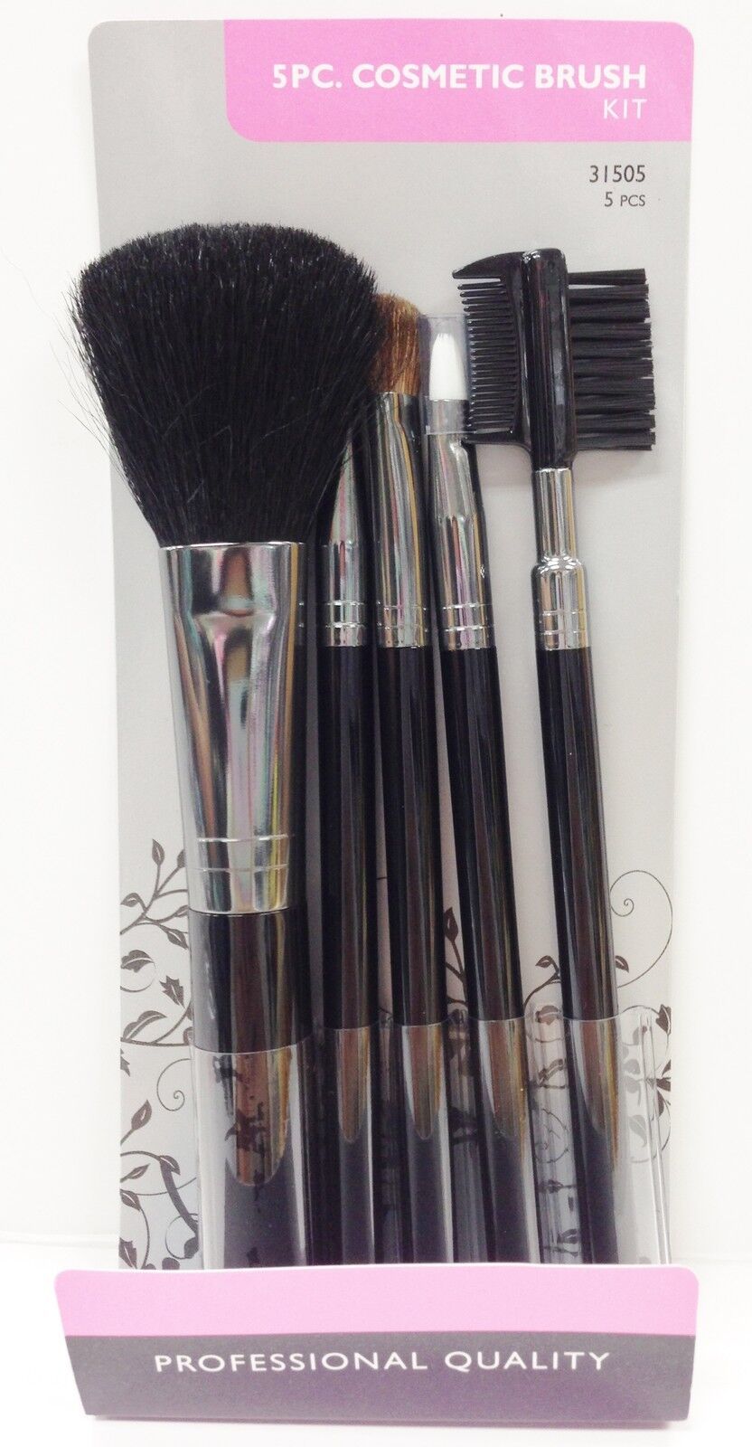 BLOSSOM COSMETIC 5 PIECE COSMETIC BRUSH KIT POWDER BRUSH ETC  #31605 - $3.99