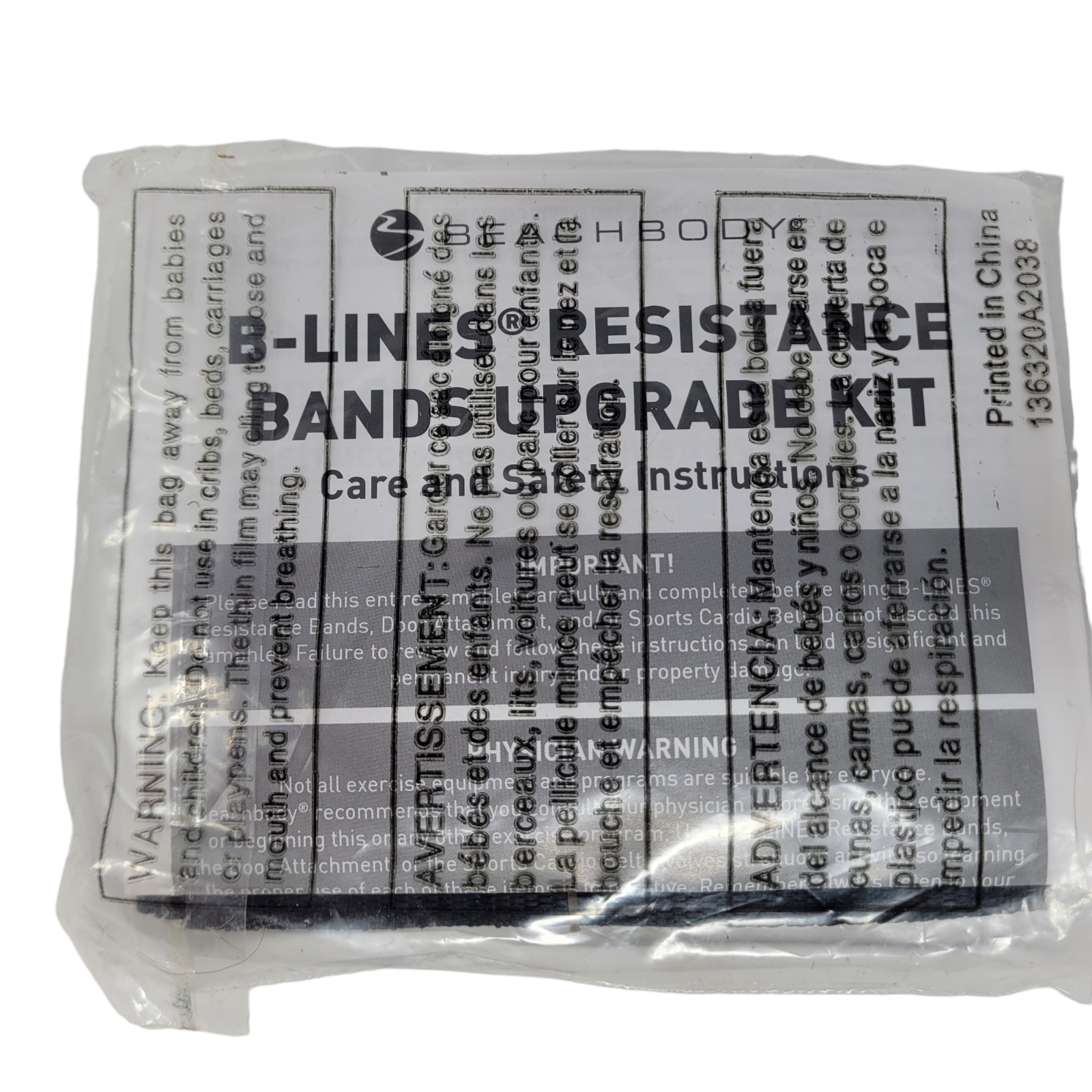Beachbody B-Lines Resistance Bands Upgrade Kit New and Sealed - $5.91
