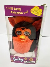 Vintage Furby TANGERINE Tart 1999 Orange And Black Tiger Hasbro Tested WORKS! - £156.29 GBP