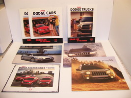 2003 DODGE TRUCKS RAM CARS CHRYSLER 300M JEEP ACCESSORIES SALES BROCHURE... - $35.99