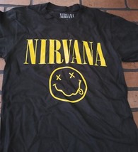 NIRVANA- Smiley Face Men&#39;s T-shirt ~Never Worn~ Small - £25.23 GBP