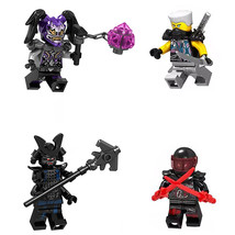 4Pcs Ninjago Minifigures Snake Jaguar Ul Tra Violet Mr.E Garmadon Mini B... - $19.69