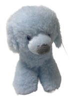 Baby Gund Fluffey 5.5 Baby Rattle Plush Lovey NWT  Blue - £10.64 GBP