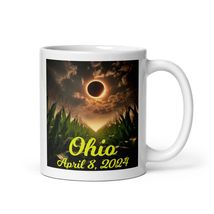 Ohio Total Solar Eclipse Mug April 8 2024 Funny Humor About Cornfields Path Of T - £13.28 GBP+