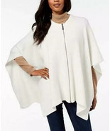 Dkny Ribbed-Knit Zip Poncho - $44.55