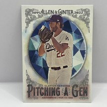 2022 Topps Allen &amp; Ginter Clayton Kershaw Pitching a Gem PAG-13 - £1.56 GBP